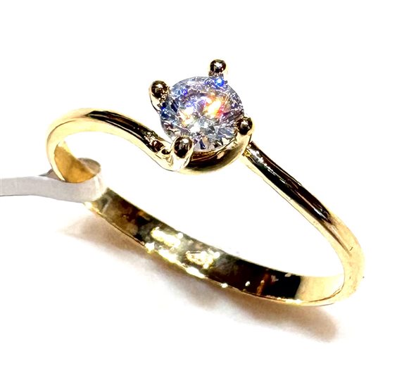 Ringe EXTRA GOLD Dame 9K in Gelbgold Cubic Zirconia 9K SOLITARIO ZIRC G 1.10 G - 9K SOLITARIO ZIRC G 1.10 G